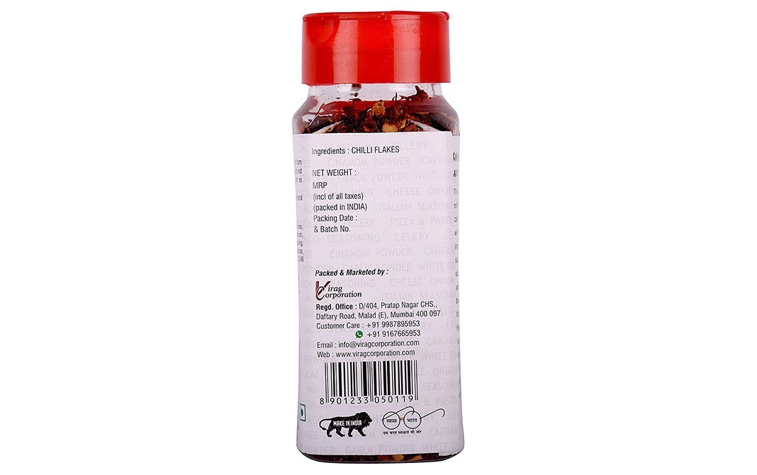 Aanya Gourmet Collection Chilli Flakes    Bottle  50 grams